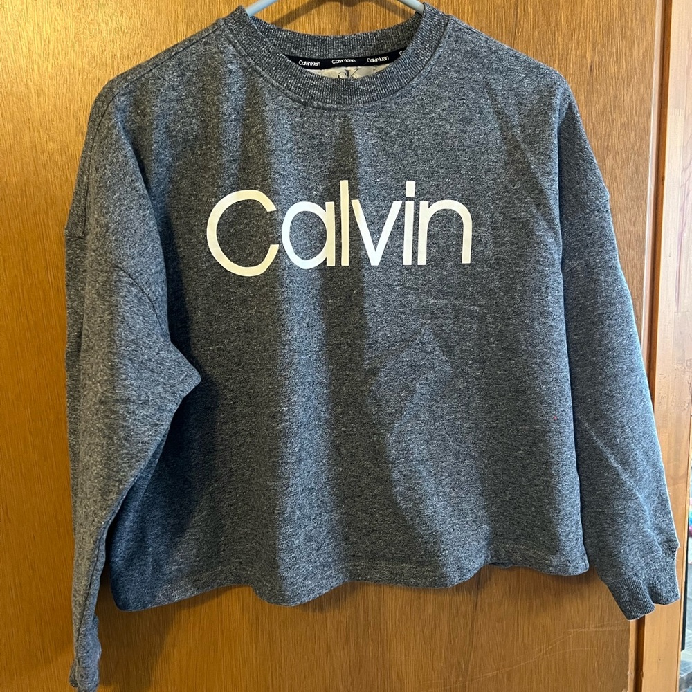Calvin Klein cropped small sweater